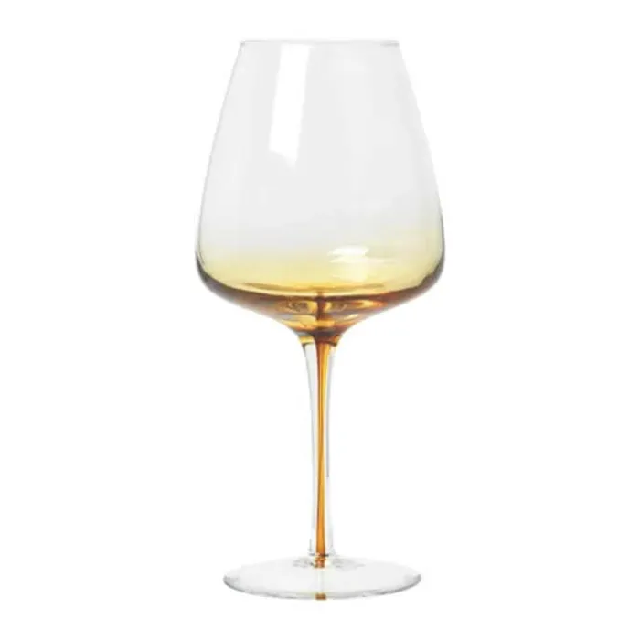 Broste Copenhagen Amber Rødvinsglas 65 cl - Glas - Caramel