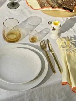 Broste Copenhagen Amber Shotsglas 4 cl - Mundblæst glas - Caramel