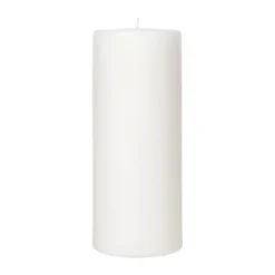 Broste Copenhagen Church Bloklys Ø 10 x H 25 cm - Paraffin - Pure white