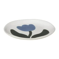 Broste Copenhagen Dora Kuverttallerken Ø 15 cm - Stentøj - Dusty Blue