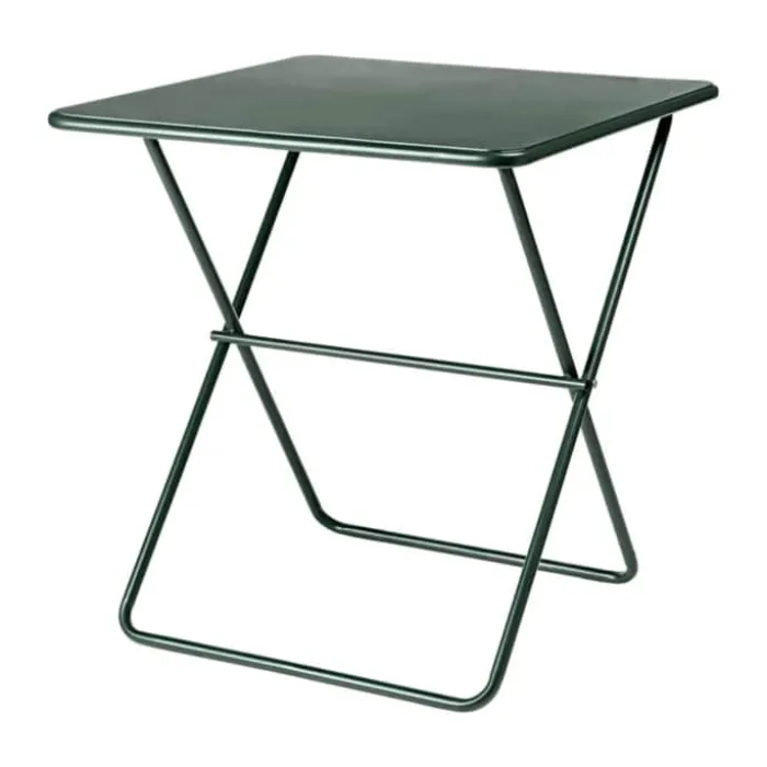 Broste Copenhagen Eden Havebord H 74 x B 70 cm - Stål - Grøn