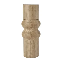Broste Copenhagen Edgar Salt- og peberkværn Ø 6 x H 20 cm - Olieret egetræ - Natural