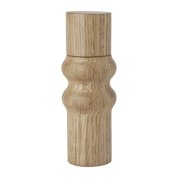 Broste Copenhagen Edgar Salt- og peberkværn Ø 6 x H 20 cm - Olieret egetræ - Natural
