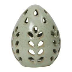 Broste Copenhagen Egga Lanterne Ø 9,5 x H 12 cm - Stentøj - Sand