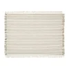 Broste Copenhagen Elouise Dækkeserviet - 2 stk. B 41,5 x L 32 cm - Bomuld - Off White/Grey