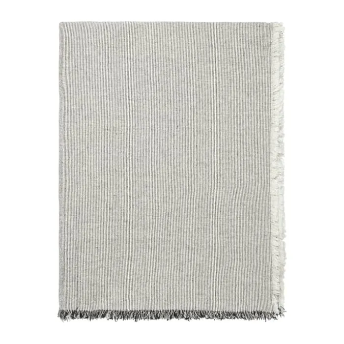 Broste Copenhagen Elouise Dug B 160 x L 200 cm - Bomuld - Black