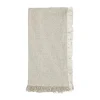 Broste Copenhagen Elouise Stofserviet B 45 x L 45 cm - Bomuld - Fungi Grey