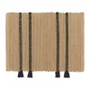Broste Copenhagen Ezra Dørmåtte B 50 x L 70 cm - Bomuld - Natur/Sort