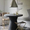 Broste Copenhagen Fiber Bord Ø 90 x H 75 cm - Fibercement - Charcoal