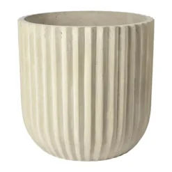 Broste Copenhagen Fiber Krukke Ø 50 x H 50 cm - Fibercement - Beige