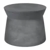 Broste Copenhagen Fiber Sidebord Ø 50 x H 39 cm - Fibercement - Mørkegrå