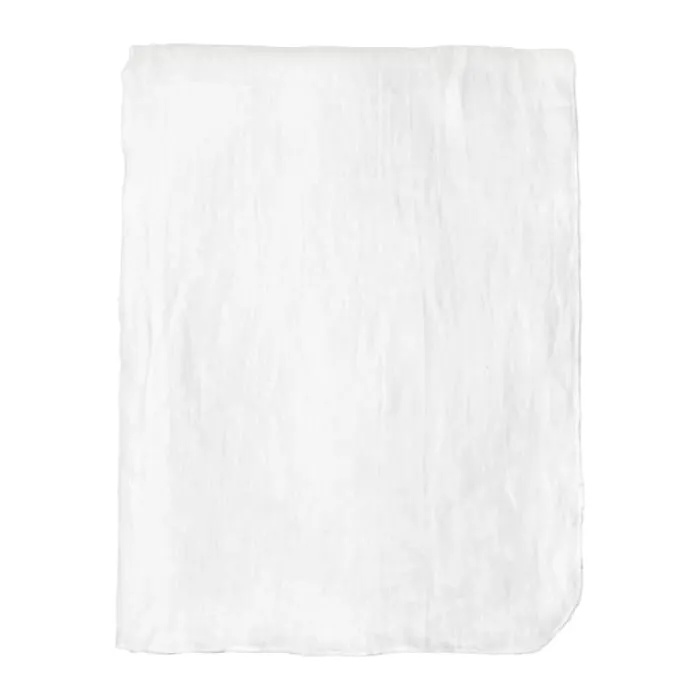 Broste Copenhagen Gracie Dug B 160 x L 200 cm - Hør - Pure white