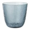 Broste Copenhagen Hammered Vandglas 15 cl - Mundblæst glas - Blå