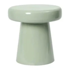Broste Copenhagen Jelly Sidebord Ø 36 x H 36 cm - Emaljeret jern - Grøn
