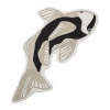 Broste Copenhagen Koi Gulvtæppe B 97 x L 130 cm - Uld/bomuld - Sort