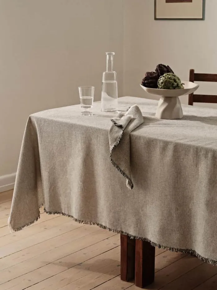 Broste Copenhagen Limfjord Opsats Ø 28 x H 26 cm - Stentøj - Beige