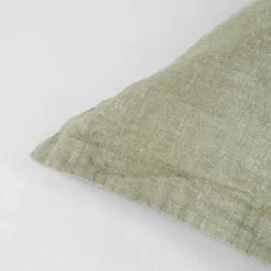 Broste Copenhagen Linn Pudebetræk B 40 x L 60 cm - Bomuld/hør - Grape Leaf Green