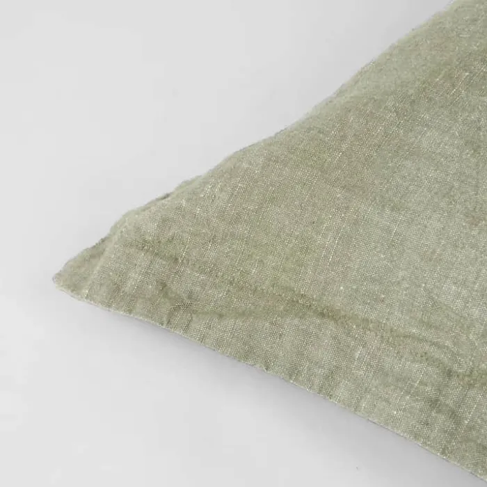 Broste Copenhagen Linn Pudebetræk B 40 x L 60 cm - Bomuld/hør - Grape Leaf Green