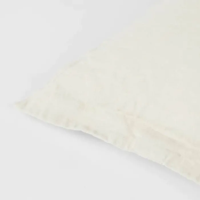 Broste Copenhagen Linn Pudebetræk B 60 x L 60 cm - Bomuld/hør - Castle Beige