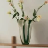 Broste Copenhagen Liva Vase Ø 23 x H 31,5 cm - Mundblæst glas - Grøn