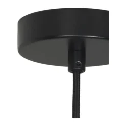 Broste Copenhagen Lolly Pendellampe Ø 20 x H 34 cm - Opalglas/aluminium - Hvid/sort