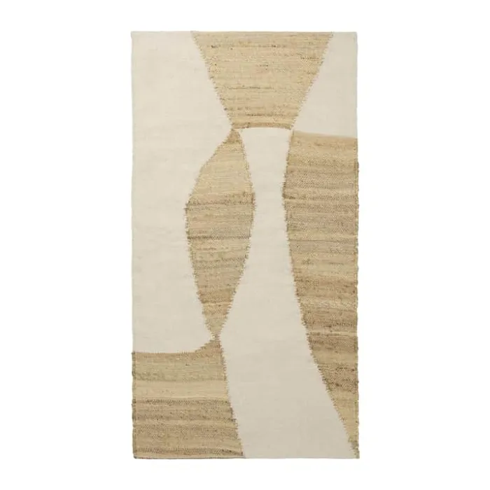 Broste Copenhagen Lumi Gulvtæppe B 70 x L 140 cm - Jute/bomuld - Natur