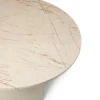 Broste Copenhagen Miro Bord Ø 49 x H 37 cm - Marmor - Beige