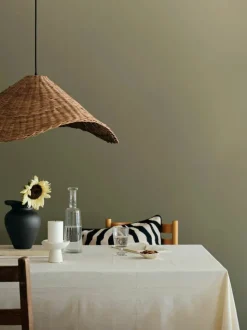 Broste Copenhagen Momo Lysestage Ø 12 x H 9 cm - Stentøj - Hvid
