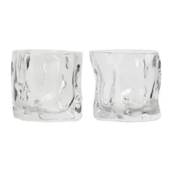 Broste Copenhagen Nona Fyrfadsstage Ø 7,5 x H 7,5 cm - Glas - Klar