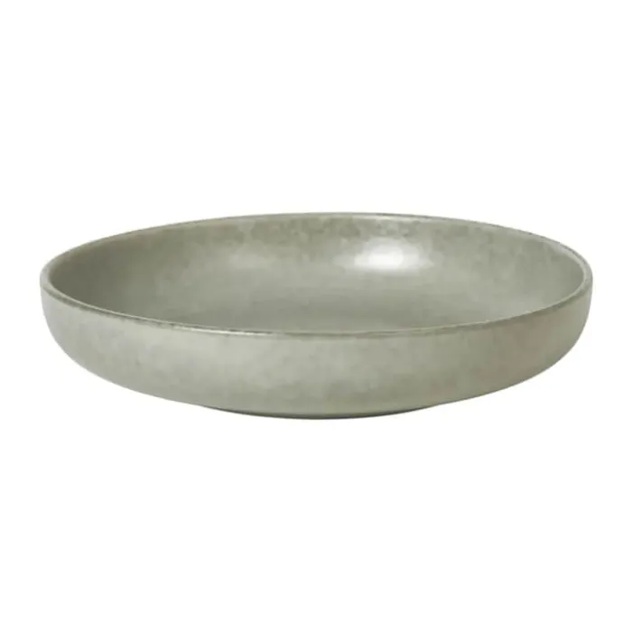 Broste Copenhagen Nordic Marsh Skål Ø 22,5 cm - Stentøj - Light Dusty Green