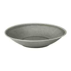Broste Copenhagen Nordic Rain Dyb Tallerken Ø 22,5 cm - Stentøj - Grey