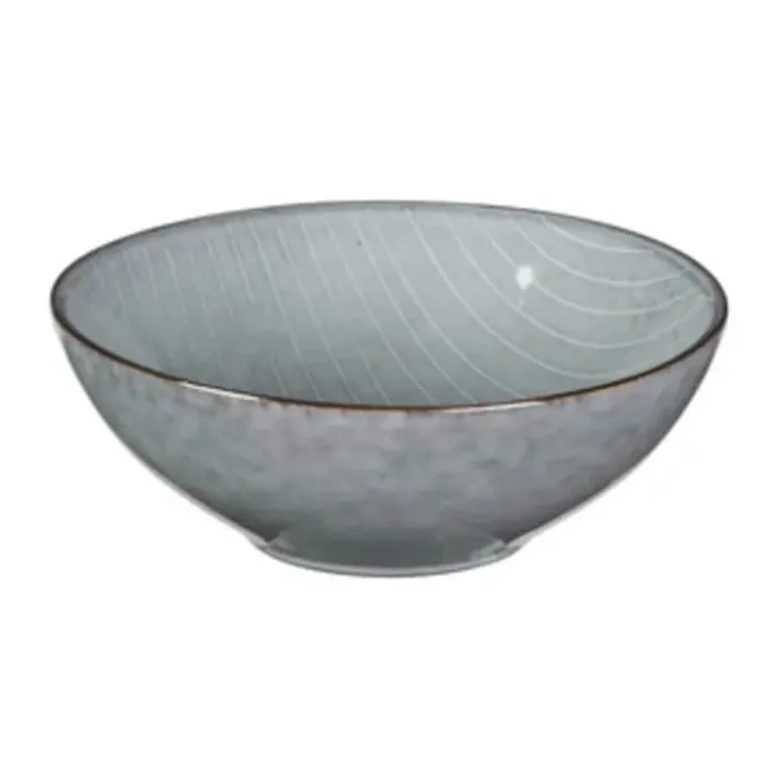 Broste Copenhagen Nordic Sea Skål Ø 17 - Stentøj - Soft Blue