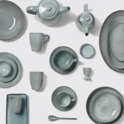 Broste Copenhagen Nordic Sea Skål Ø 17 - Stentøj - Soft Blue