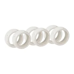 Broste Copenhagen Nordic Vanilla Servietring - 6 stk. Ø 4,5 - Stentøj - Cream