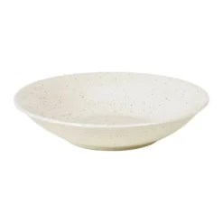 Broste Copenhagen Nordic Vanilla Dyb Tallerken Ø 22,5 cm - Stentøj - Cream