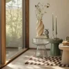 Broste Copenhagen Odette Vase Ø 19 x H 32 cm - Stentøj - Hvid