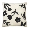 Broste Copenhagen Rosita Pudebetræk B 50 x L 50 cm - Bomuld - Sort