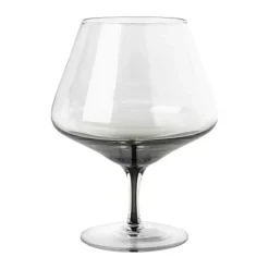 Broste Copenhagen Smoke Cognacglas 45 cl - Mundblæst glas - Grey