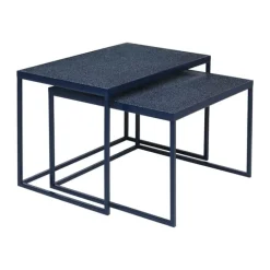 Broste Copenhagen Tilde Bord H 46 x B 67 cm - Resin - Dark Blue