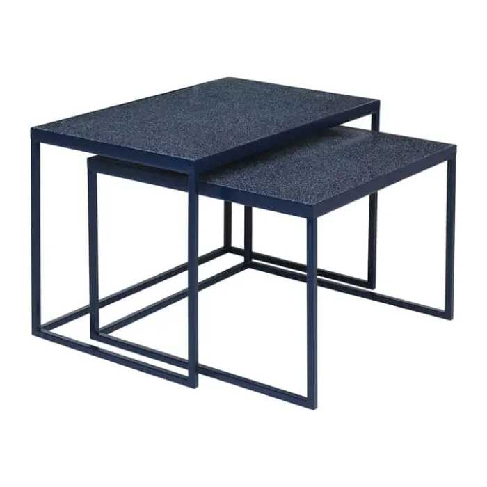 Broste Copenhagen Tilde Bord H 46 x B 67 cm - Resin - Dark Blue
