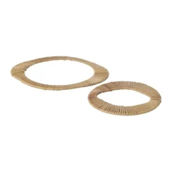 Broste Copenhagen Tini Bordskåner B 17 x L 21 cm - Rattan - Natur