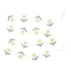 Broste Copenhagen Tulip Guirlande L 180 cm - Papir - Gul