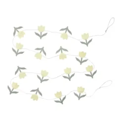 Broste Copenhagen Tulip Guirlande L 180 cm - Papir - Gul