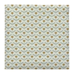Broste Copenhagen Tulip Papirservietter - 12 stk. B 33 x L 33 cm - Papir - Golden Yellow/Desert Sage