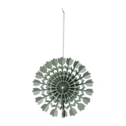 Broste Copenhagen Tulip Rosette Ø 12 cm - Papir - Grøn
