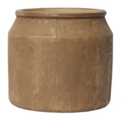 Broste Copenhagen Uma Urtepotte Ø 22 x H 20 cm - Terracotta - Brun
