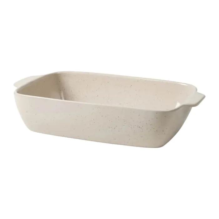 Broste Copenhagen Vig Ovnfast Fad B 26 x L 40 cm - Stentøj - Beige