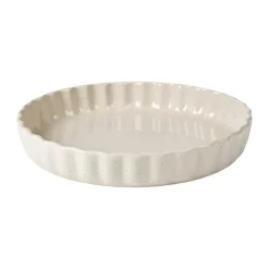 Broste Copenhagen Vig Ovnfast Tærtefad Ø 25 cm - Stentøj - Beige