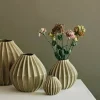 Broste Copenhagen Wide Vase Ø 25 x H 25 cm - Keramik - Grøn