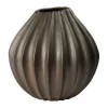 Broste Copenhagen Wide Vase Ø 40 x H 40 cm - Keramik - Brun